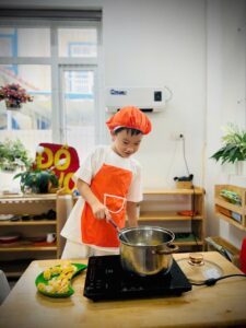 Bếp ăn sạch sẽ